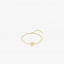Lacoste - Bracelet Love My Croc - Couleur : Or