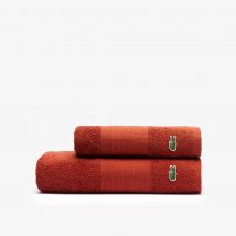 Lacoste - Serviette de bain L Lecroco - Couleur : Clay Court