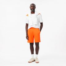 Lacoste - Short regular fit molleton - Couleur : Orange