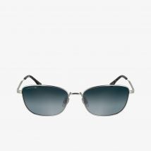 Lacoste - Lunettes Monogram rectangulaires métal - Couleur : Argent
