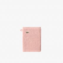 Lacoste - Gant de toilette L Lecroco - Couleur : White/pink