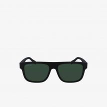 Lacoste - Lunettes L.12.12 rectangulaires - Couleur : Noir Mat
