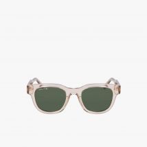 Lacoste - Lunettes L.12.12 Trim rectangulaires - Couleur : Crème
