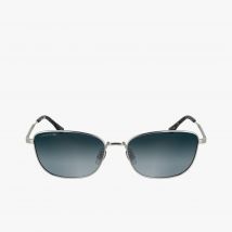 Lacoste - Lunettes Monogram rectangulaires métal - Couleur : Argent