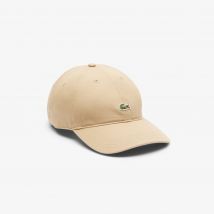 Lacoste - Casquette twill de coton - Couleur : Beige