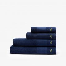 Lacoste - Serviette de bain L Lecroco - Couleur : Navy