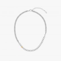 Lacoste - Collier Orbe - Couleur : Argent/or