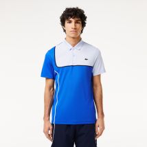 Lacoste - Polo Tennis en piqué Ultra-Dry - Couleur : Bleu / Bleu Clair