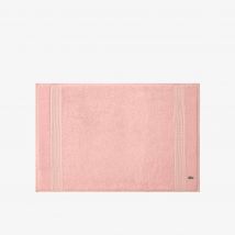 Lacoste - Tapis de bain L Lecroco - Couleur : White/pink