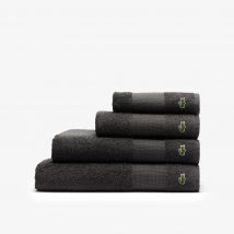 Lacoste - Serviette de bain L Lecroco - Couleur : Grey