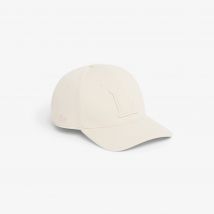 Lacoste - Casquette badge en Piqué - Couleur : Beige