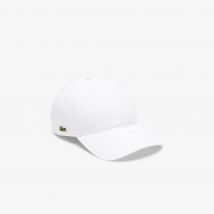 Lacoste - Casquette twill de coton - Couleur : Blanc