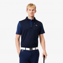 Lacoste - Mid-layer quart-zip Golf - Couleur : Bleu Nuit