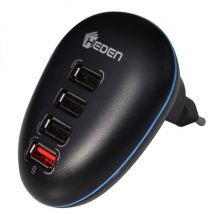 Heden ACCHAUSB4P chargeur d'appareils mobiles Caméra Numérique, Manettes de jeu, GPS, Casque, Smartphone, Tablette Noir Secteur Intérieure
