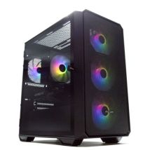 PC Gamer PcCom Ready Intel i5-12400F, RTX 5060 Ti 8 GB, 32 GB RAM DDR4, Ventilazione Mesh ARGB, Vetro Temperato - Nuovo