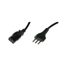 ITB MG00700 câble électrique Noir 1,8 m Prise d'alimentation type L Coupleur C13