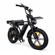 Bicicletta elettrica full suspension PIXAR M9 con doppia batteria da 48 V 35 Ah - nera - Nuovo