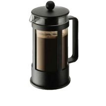 Cafetière à piston Bodum 1,0 litre Noir