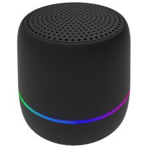 Altavoz Inalámbrico Extra-Bass 5W LED Multicolor Autonomía 4h Akashi Negro - Nuevo