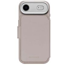 Decoded Funda Folio de Cuero para iPhone 17 Air MagSafe con Carcasa Desmontable Beige - Nuevo