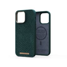 Njord byELEMENTS Salmon Leather Magsafe Case - iPhone 14 Pro Max - Green Apple iPhone 14 Pro Max