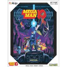 Pixel Frames Plax Mega Man 10 Robot Crisis - Marco Lenticular - Nuevo