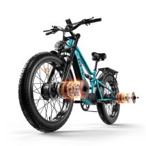 GUNAI-M2 vélo électrique 1500W 48V 17.5Ah 7 vitesses vitesse max 60km 26'' vélo de montagne électrique
