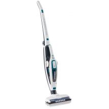 Leifheit PowerVac 2in1 aspirateur Noir, Bleu, Blanc Sans sac