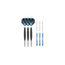 Fléchettes Professionnelles Tesli en Acier - Ensemble de 3 - 23g - Couleur Bleue
