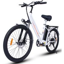 Vélo électrique de ville Cheevalry C26 26 pouces 250 W 36 V 15 Ah