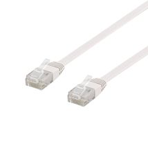 Deltaco TP-610V-FL cavo di rete Bianco 10 m Cat6 - Nuovo