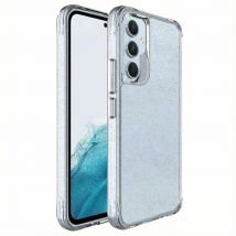imoshion Coque arrière transparente Pailletée pour Samsung Galaxy A54 (5G) - Argent