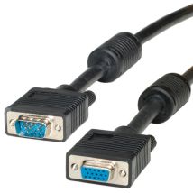 ROLINE HD15 M/HD15 F avec noyaux de ferrite 3,0m