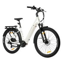 Bici elettrica TTGO Z3 con batteria rimovibile da 48 V 15 Ah, freni a disco idraulici - Bianco - Nuovo