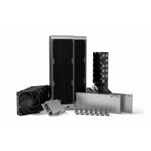 EK Water Blocks EK-Pro QDC Refroidisseur par eau + plaque arrière 12 cm Noir, Acier inoxydable 1 pièce(s)