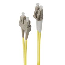 ALOGIC LCSC-03-OS2 cable InfiniBand y de fibra óptica 3 m LC SC Amarillo - Nuevo