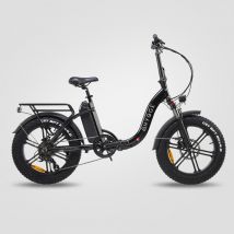 Hygge Vester Étape | Vélo pliant électrique 20 pouces Fat Tire E-Bike | Onyx Black