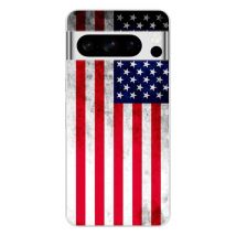 Funda de silicona - Compatible con Google Pixel 8 Pro - diseño drapeau usa - Nuevo