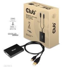 CLUB3D CAC-1130-A cavo video e adattatore 0,6 m DVI-D Mini DisplayPort + USB Type-A Nero - Nuovo