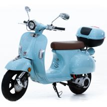 Retro90 - Scooter électrique 125cc - moteur 5000 W - batterie 72V 52Ah, bleu