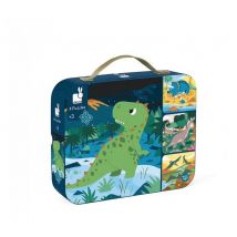 Puzzles Dinosaures Evolutifs - Apprentissage Ludique pour Enfants Fabriqués en France