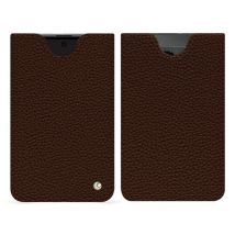 Pochette cuir Google Pixel Fold - - Marron - Cuir grainé