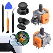 Kit de reemplazo de joystick con sensor Hall para controladores PS5 Modelo 1 - Nuevo