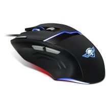 Spirit of Gamer Elite-M10 ratón con cable + alfombrilla (Negro) - Nuevo