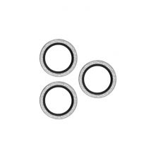 So Seven Protège-caméra pour Apple iPhone 14 Pro / 14 Pro Max Rings Antichoc Argent