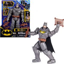 DC Comics BATMAN - Figurine Batman Deluxe 30 Cm - Figurine Articulée Batman 30 Cm - Avec Effets Sonores Et Lumineux - 5 Accessoires - Créez Vos 