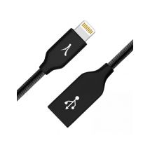 Altadif ALTCABLAMFIBLK câble Lightning 1 m Noir