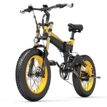 Bicicletta Elettrica X3000PLUS | Motore 1000W | Batteria 48V 17.5Ah | Pnei da 20 PolliciT | Velocità Massima 40 km/h | Autonomia 60 km | NeroGrigio - 
