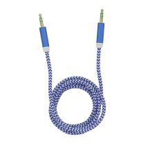 Cable de audio Tellur Basic con conector de 3,5 mm, 1 m, azul - Nuevo