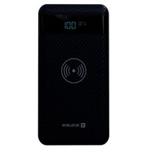Evelatus EPB05 10000mAh Power Bank X2 USB / Micro USB-C Lightning + 10W Cargador Inalámbrico Negro - Nuevo